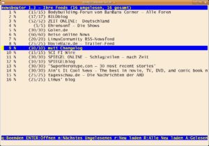 Abbildung 1: Nach dem Aktualisieren aller Feeds mit <code srcset=
