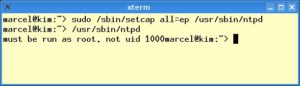 Abbildung 2: Trotz vollen Posix-File-Capabilities auf das <code srcset=