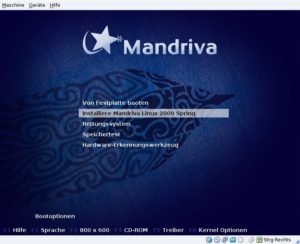 Abbildung 1: Auch die Free-Edition von Mandriva 2009.1 bringt das nützliche neue <code srcset=