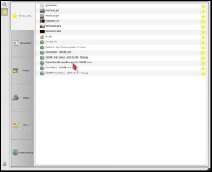Abbildung 12: Lesezeichen in Gnome Zeitgeist helfen, wichtige Dokumente schneller zu finden.