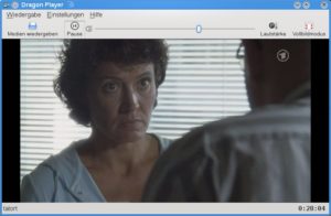 Abbildung 2: Der KDE-4-Mediaplayer Dragonplayer bietet sich als einfache Alternative zu Kaffeine an.