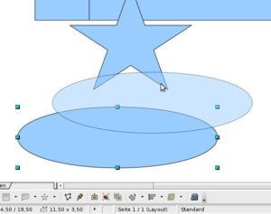 Abbildung 2: Objekte lassen sich im neuen OpenOffice besser positionieren, weiche Kanten verwöhnen das Auge.