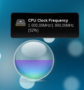 Abbildung 3: Schönheit und Funktionalität müssen sich nicht ausschließen: Der neue Systemmonitor "Bubble" von KDE 4.3.