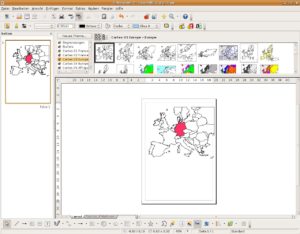Abbildung 4: Mit dem Draw-Modul von OpenOffice bearbeiten Sie fertige Karten.