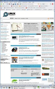Abbildung 4: Speziell beim Surfen im Web bietet ein um 90 Grad gedrehtes Display deutlich mehr Überblick.