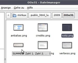 Abbildung 7: … belästigen Sie aber unter Umständen auch auf anderen Desktops.