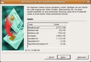 Abbildung 1: Nach der Installation können Sie erste Updates herunterladen.