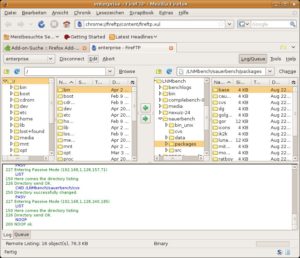 Abbildung 2: FTP in ordentlich: FireFTP macht's möglich.