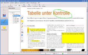 Abbildung 3: Okular ist das KDE-Gegenstück zu Evince und lässt Sie u. a. Kommentare in PDF-Dateien anbringen.
