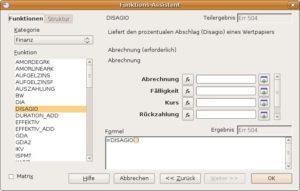 Abbildung 3: Der Funktionsautopilot ist eine wichtige Hilfe beim Erstellen von Funktionen.