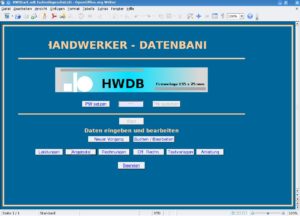 Abbildung 5: Die Handwerkerdatenbank hilft beim Einstieg in die Selbständigkeit.
