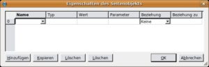 Abbildung 6: Attribute lassen sich zwar nicht anlegen, aber wenigstens doppelt löschen.
