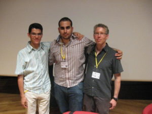 Das Zeitgeist-Team von links nach rechts: Federico Mena-Quintero, Seif Lotfy und Thorsten Prante.