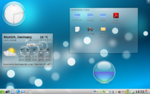 Das neue Standard-Theme von KDE 4.3: Air.