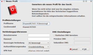 In den meisten Fällen können Sie die automatischen Einstellungen einfach übernehmen.