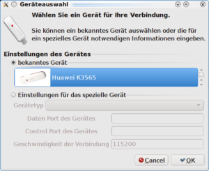 Stick erkannt -- was wünscht man sich mehr ...
