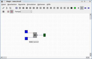 Abbildung 15: Klogic baut und simuliert digitale elektronische Schaltungen.