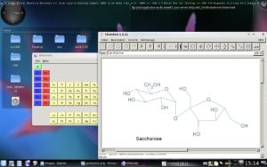 Abbildung 2: Mit Chemtool erzeugen und bearbeiten Sie Molekülmodelle.