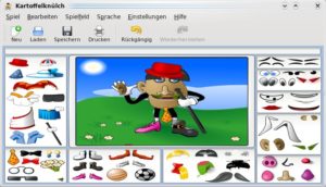 Abbildung 22: Kartoffelknülch ist ein Zuordnungsspiel mit Sprachausgabe für kleine und große Kinder.