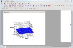 Abbildung 27: Qtiplot visualisiert Formeln und lässt sich über Python-Skripts erweitern.