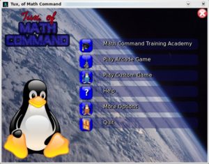 Abbildung 33: Mathe im Arcade-Stil: Mit Tuxmath machen die Grundrechenarten Spaß.