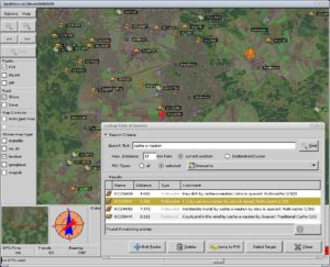 Abbildung 6: Mit GPSDrive fällt Geocaching – die Schnitzeljagd des Digitalzeitalters – leicht.