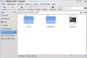 Abbildung 1: Gut gemacht: Die Treiber-CD sieht für Linux-Nutzer so aus, wie eine Linux-Treiber-CD aussehen soll.