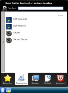 Abbildung 2: Der Installer legt auch Einträge in den Startmenüs von KDE und Gnome an.