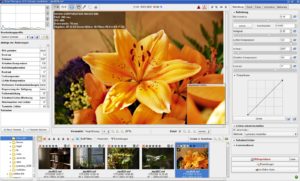 Abbildung 2: Mit dem RAW-Converter RawTherapee bearbeiten Sie nicht nur Ihre Bilder, sondern verwalten sie auch.