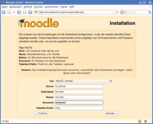 Abbildung 2: Für die MySQL-Konfiguration benötigen Sie die Logindaten des MySQL-Benutzers     <code srcset=