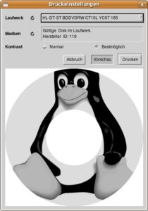 Abbildung 3: Mit Lightscribe können Sie entsprechende Rohlinge im Brenner "bedrucken".