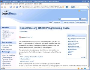 Abbildung 3: Das Basic Programming Guide unterliegt als Wiki regelmäßigen Aktualisierungen – leider nur auf Englisch.