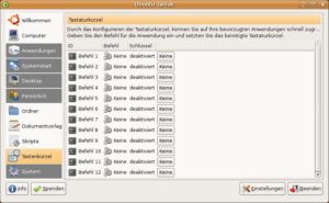 Abbildung 3: Mit wenigen Klicks erhalten Tasten über Ubuntu Tweak neue Funktionen.