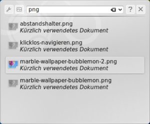 Abbildung 4: Übersichtlich und mit Hilfe-Funktion: der neue KRunner.