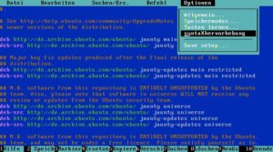 Abbildung 4: Auf Debian-basierten Systemen (hier Ubuntu) bietet Mcedit spezielle Highlighting-Dateien an. Über das Menü schalten Sie manuell zu einer anderen Ansicht um.