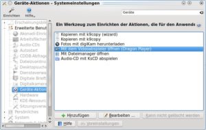 Abbildung 6: Im Solid-Einsteller definieren Sie Aktionen für neu eingesteckte Geräte oder eingelegte Medien.