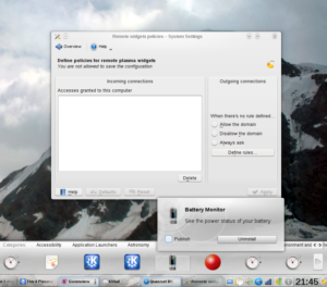 Der neue Widget-Explorer im Stil von Mac OS X.