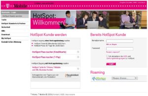 Abbildung 1: Anfragen nicht authentifizierter Nutzer leitet ein transparenter Proxy des kostenpflichtigen WLAN-Anbieters immer auf eine Login-Webseite.