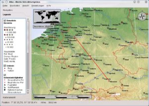 Abbildung 2: Wie die Messung per Marble zeigt, liegt München 487.071 Kilometer Luftlinie von Dortmund entfernt.