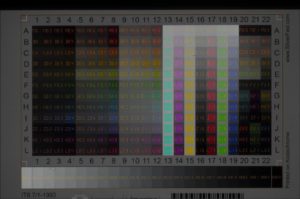Abbildung 4: Das Diagnosebild des Programms Scanin zeigt, welche Felder es beim Referenzbild erkannt hat.