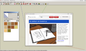 Das 3D-Zeichenprogramm Sketchup arbeitet mit Wine problemlos unter Linux.
