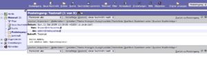 Abbildung 3: Ihre Mails versenden Sie wahlweise auch über eine benutzerfreundliche Oberfläche.