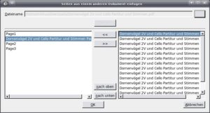 Abbildung 5: Über ein einfaches Werkzeug fassen Sie mehrere Seiten aus verschiedenen PDF-Dateien zusammen.