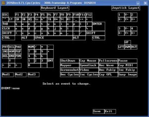 Abbildung 6: Über dieses archaisch anmutende Interface ändern Sie die Tastaturbelegung. Tastenkombinationen bestehen stets aus einer Modifikationstaste ( <code srcset=