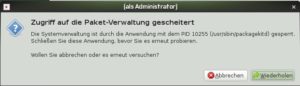 Abbildung 7: OpenSuse und Gnome kooperieren nicht immer ganz reibungslos.