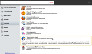 Der Paketmanager von Moblin alias Moblin Application Installer.