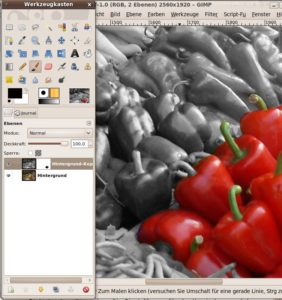Abbildung 1: Colorkey-Fotos setzen interessante Bildakzente. Mit der Ebenenmaske erzeugen Sie die farbigen Bereiche.