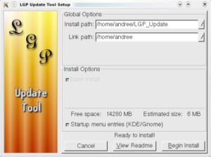 Abbildung 1: Der Installationsassistent spielt auch gleich das Update-Tool ein.