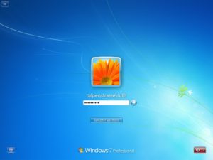 Abbildung 10: So sieht die Domänenanmeldung auf dem Windows-7-Client aus.