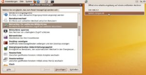 Abbildung 1: Über dieses Panel-Applet erreichen Sie in Windeseile Ihre Vinagre-Lesezeichen.